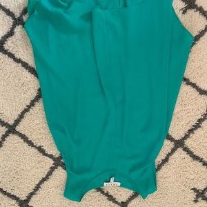 turquoise tank top blouse